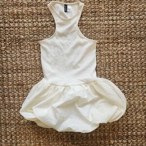 Bubble Dress S White